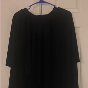 Long dress size 1 STORE FROM TORRID BLACK DRESS